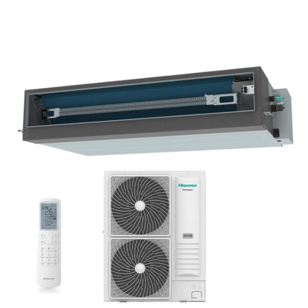 Hisense AUD140UX4REH8 + AUW140U6RN8 kanaal airconditioner 48000 BTU