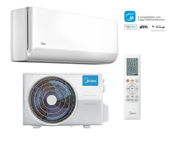 Midea Breezeless E airconditioner 9000 BTU Wi‑Fi MSCB1BU-09HRFN8/MOX104-09HFNX