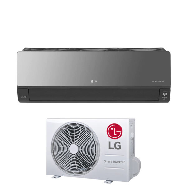 LG Artcool Mirror AC12BK airconditioner 12000 BTU (R32, Wi‑Fi)