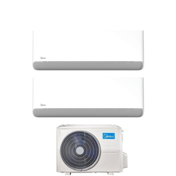 Midea Breezeless E dual-split airconditioner 12+12 met M2OE-18HFN8-Q R-32 Wi‑Fi