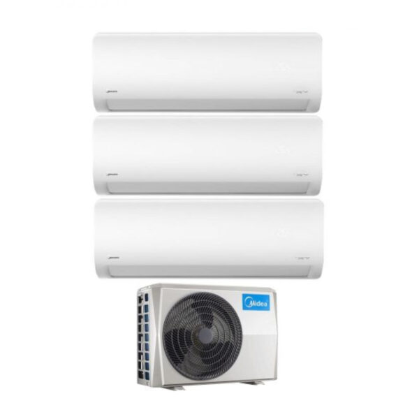 Midea Xtreme triple-split airconditioner 3x 9000 BTU met R-32 en Wi‑Fi