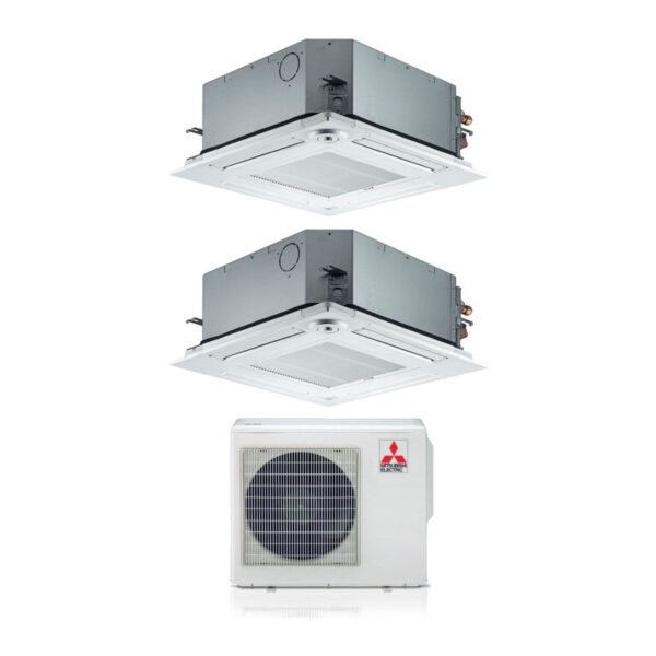 Mitsubishi Electric SLZ-M cassette airconditioner dual-split 2,5+3,5 kW (MXZ-2F53VF, R-32)