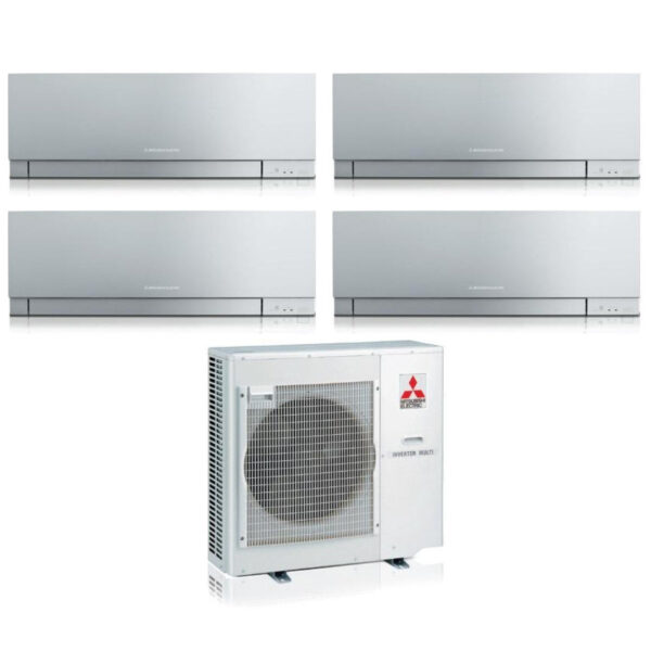 Mitsubishi Electric Kirigamine Zen MSZ-EF viersplits airconditioner 7+7+18+18 BTU (MXZ-4F80VF2/3) Zilver
