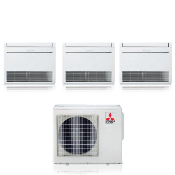 Mitsubishi MFZ-KT triple-split airconditioner 9000+9000+12000