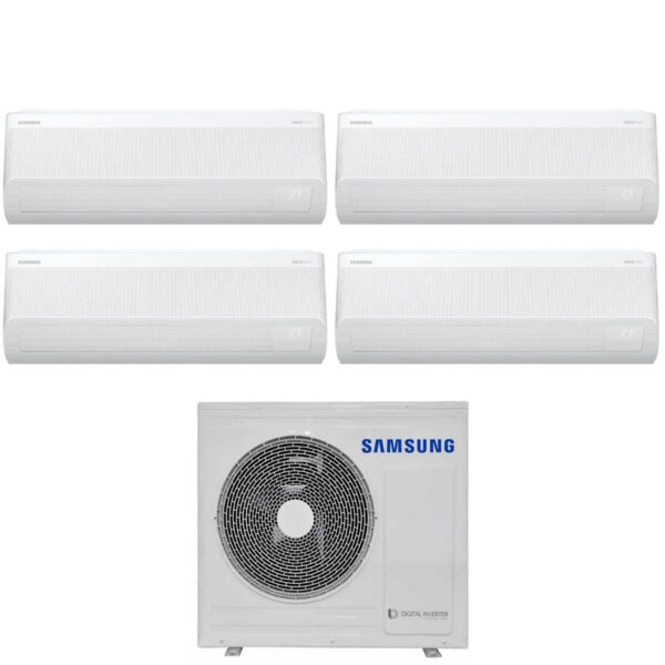 Samsung WindFree Avant quadrisplit airconditioner 7.000+7.000+7.000+18.000 BTU AJ080TXJ4KG/EU R32 Wi‑Fi