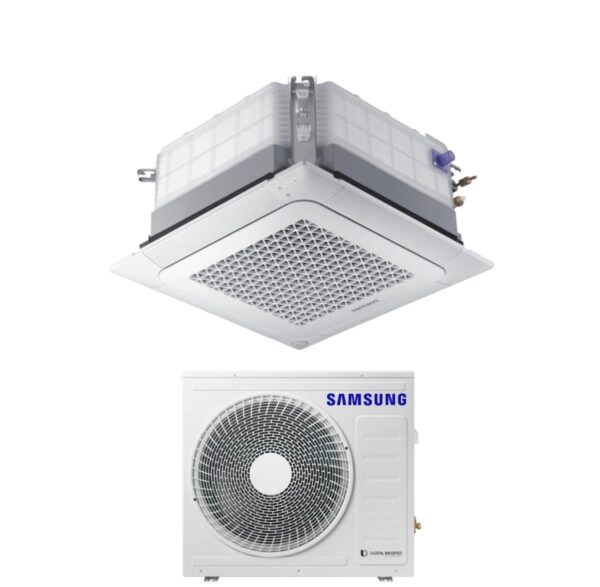 Samsung Mini Cassette 4-weg WindFree 24000 BTU AC071RNNDKG R-32, paneel PC4SUFMAN