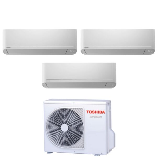 Toshiba RAS-3M18U2AVG-E triple-split airconditioner 3x 2,5 kW (Seiya)