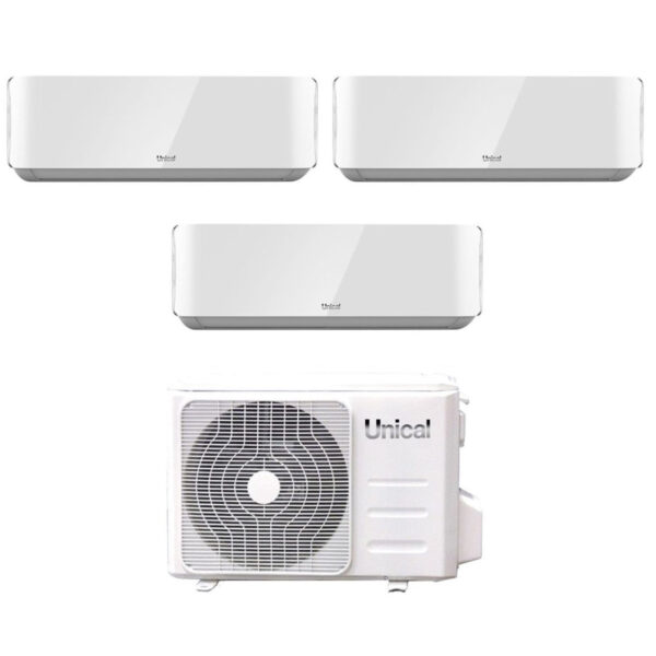 Unical airCRISTAL tri-split airconditioner 3x 9000 BTU + KMX4 36HE