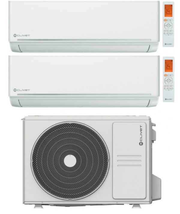 Clivet EZCool dual-split airconditioner 9000+12000 BTU (MU2-Y53M)