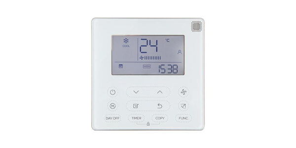 Clivet KJR-120X2-TFBG-E bekabelde afstandsbediening voor kanaal- en cassette-airconditioners
