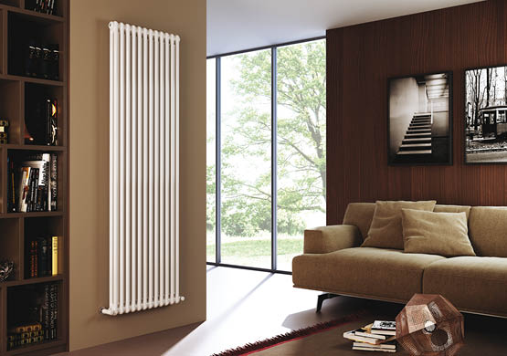 Cordivari Ardesia buisradiator 2 kolommen 1800 mm (3–20 el.), hartafstand 1744 mm