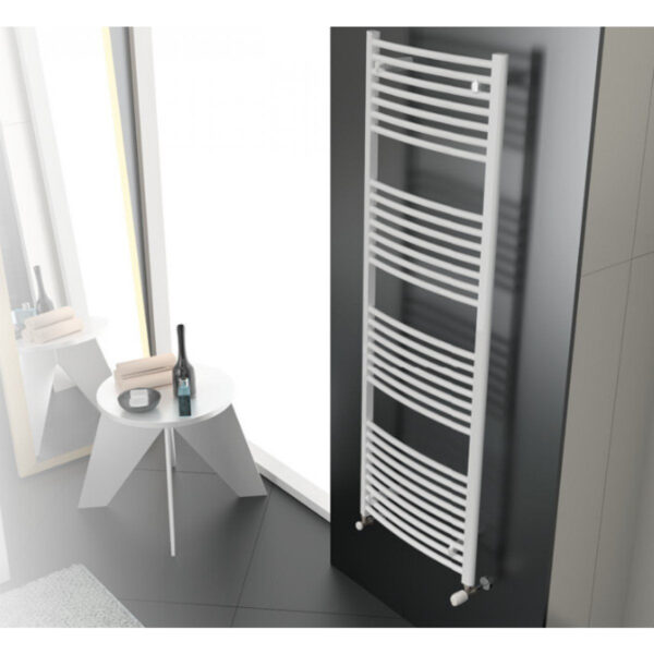 Cordivari Lisa 22 Curved handdoekradiator – wit (RAL 9010)
