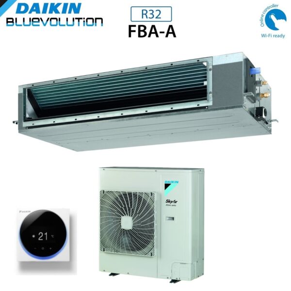 Daikin FBA100A + AZAS100NY1 kanaalairconditioner 36000 BTU R-32 3-fase
