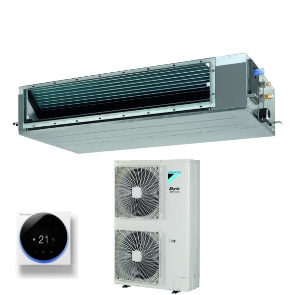 Daikin FBA100A + RZAG100NY1 kanaal airconditioner middendruk 36000 BTU (3-fase, R-32)