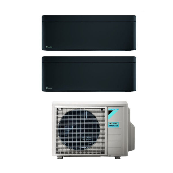 Daikin Stylish Bluevolution dual-split airconditioner 7+9 zwart 2MXM50A R-32 Wi‑Fi