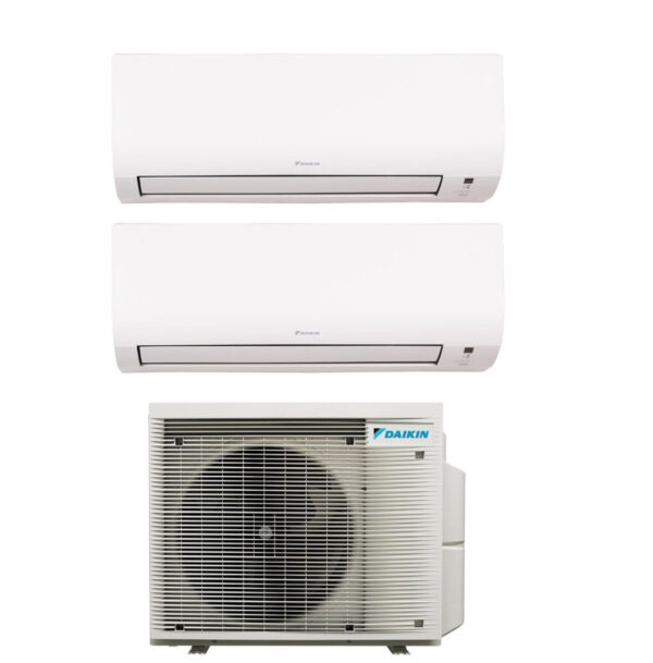 Daikin Comfora Dual-split airconditioner 9+9 (2x FTXP25N9, 2MXM50A, R-32, Wi‑Fi)