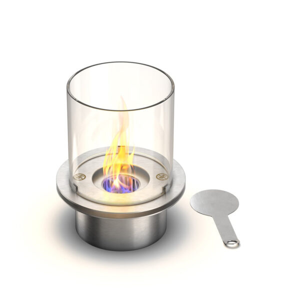 Divina Fire ronde bio-ethanolbrander 1,5 L Ø25 cm met glas