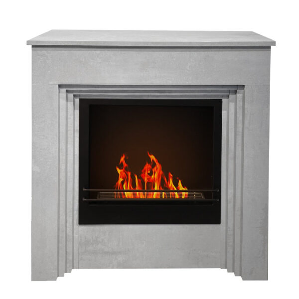 Divina Fire BELLINI bio-ethanol haard vrijstaand 3,2-3,4 kW, Cemento