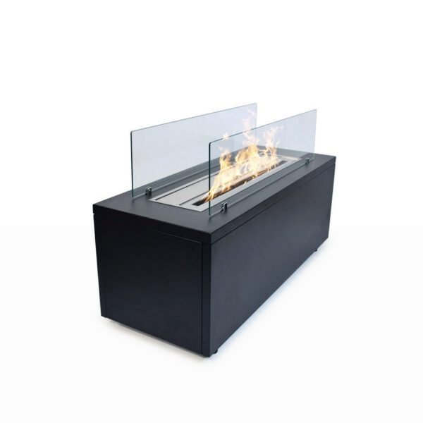 Divina Fire Caravaggio bio-ethanol haard zwart 100x40x40 cm