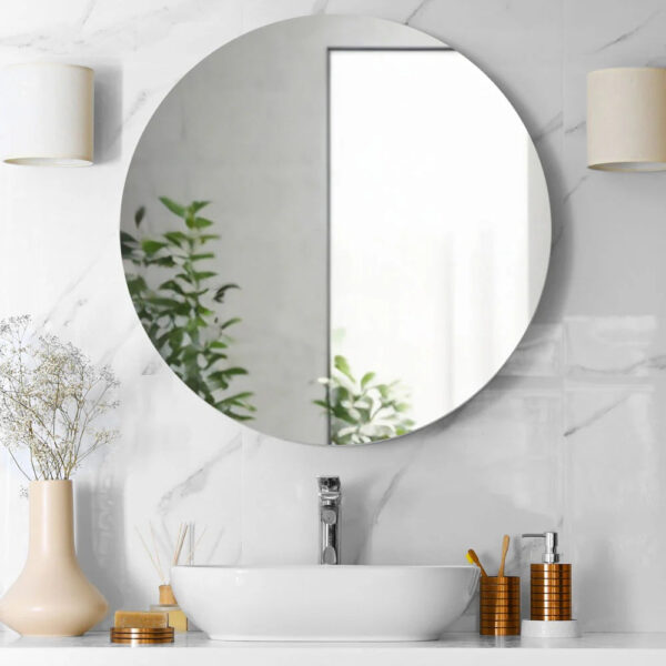 Divina Home Luna badkamerspiegel Ø80 cm LED
