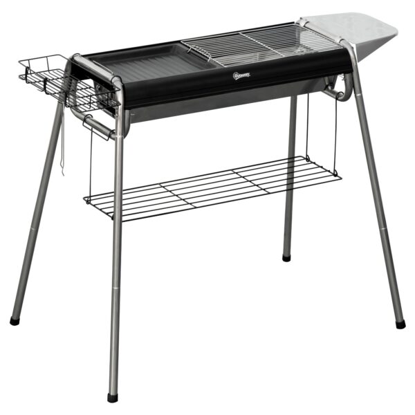 EasyComfort Barbecue houtskool 96x61x72 cm