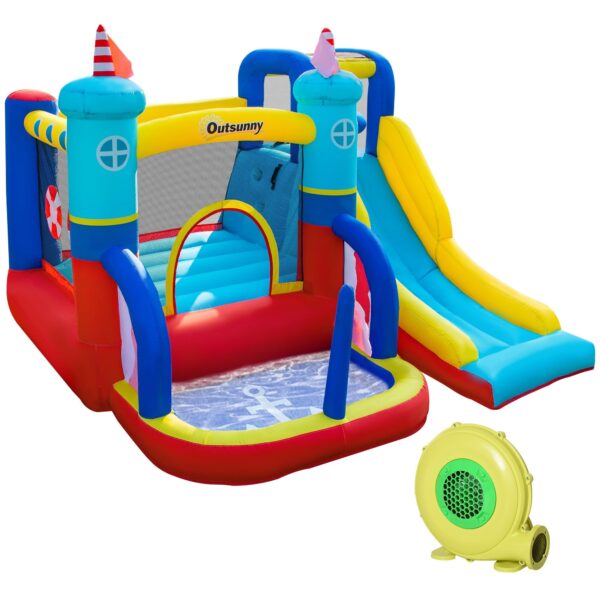 EASYCOMFORT Springkussen 4-in-1 kinderen 3–8 jaar, 265x260x200 cm