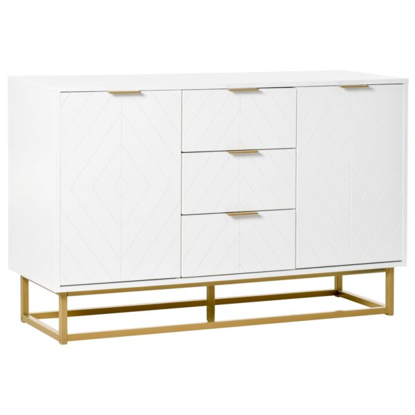 EasyComfort dressoir 120x40x76 cm - 3 lades, 2 deuren