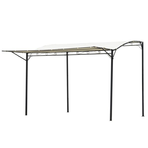 EasyComfort Pergola met anti-UV doek en stalen frame, 3 x 2,5 m, beige
