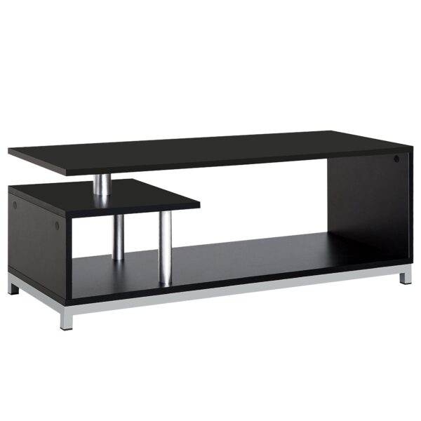 EasyComfort Mobile TV Moderno TV-meubel 114x40x40.5cm zwart