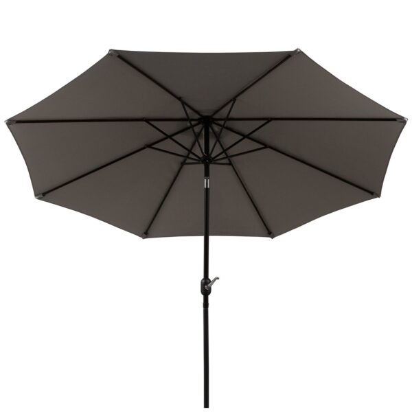 EasyComfort parasol 300x245 cm met slinger en kantelkop, grijs