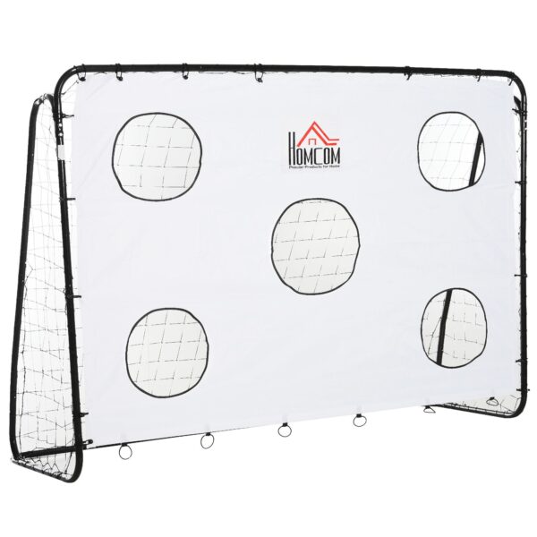 EasyComfort voetbaldoel met schietdoek 240x88x171.5 cm