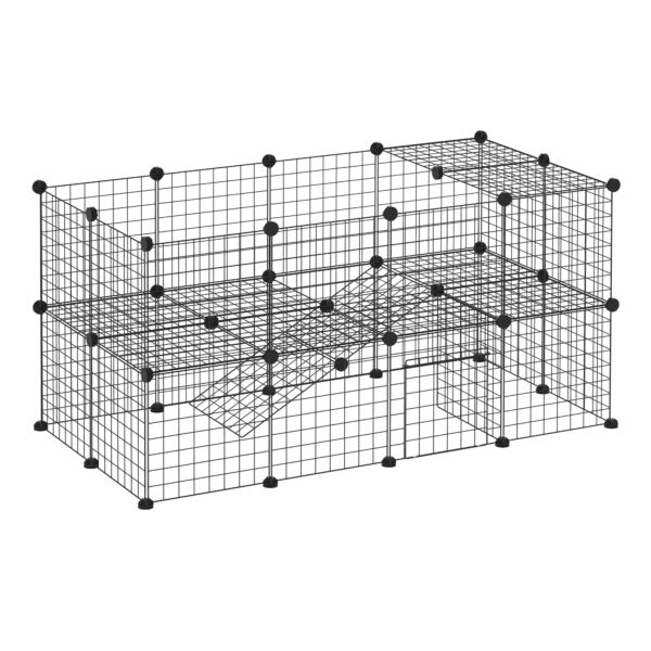 EasyComfort dierenren – 36 metalen panelen met deur