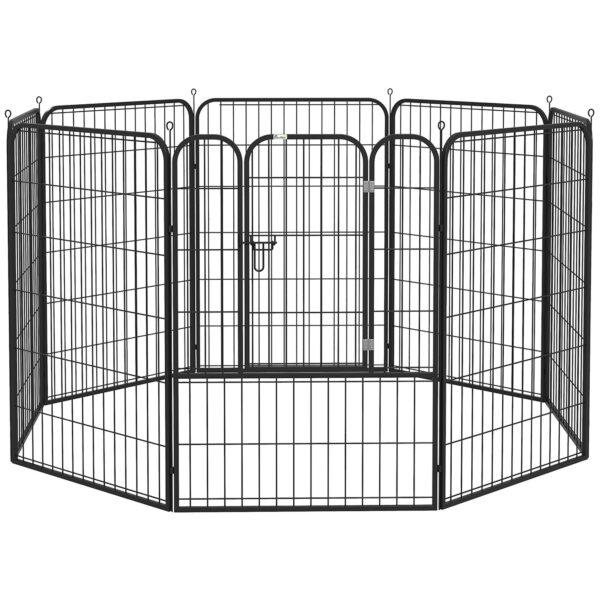 EASYCOMFORT Hondenhek 8 panelen 79x100 cm