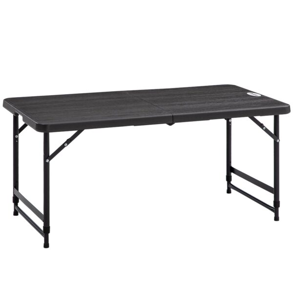 EasyComfort inklapbare tuintafel 4-persoons 118x60 cm – 2 hoogtes
