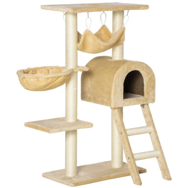 EasyComfort krabpaal met huisje en hangmat