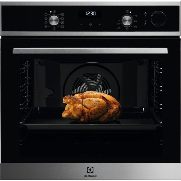 Electrolux LOC5H40X2 inbouwoven SteamCrisp 72 liter klasse A inox