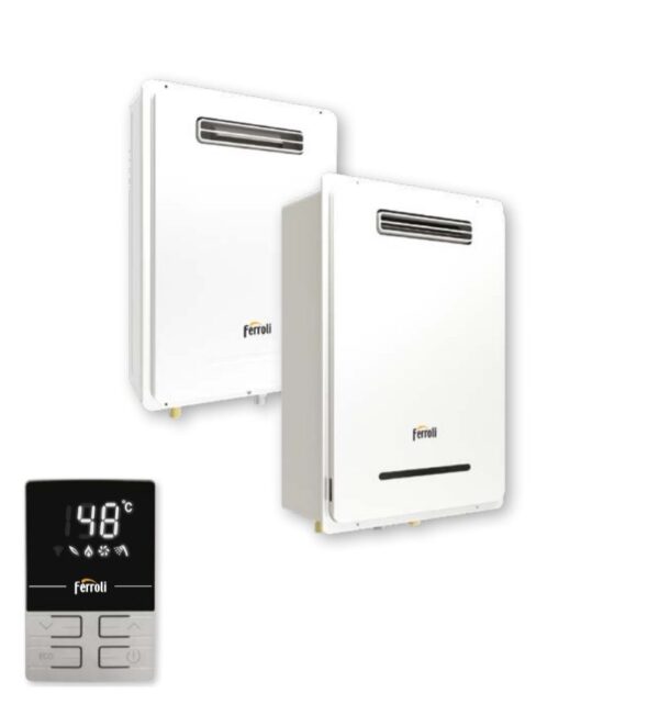 boiler a Gas Ferroli da esterno EXTERNO 22 NG litri low NOx aardgas/LPG