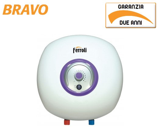 Ferroli Bravo SN elektrische boiler 15 liter onder gootsteen