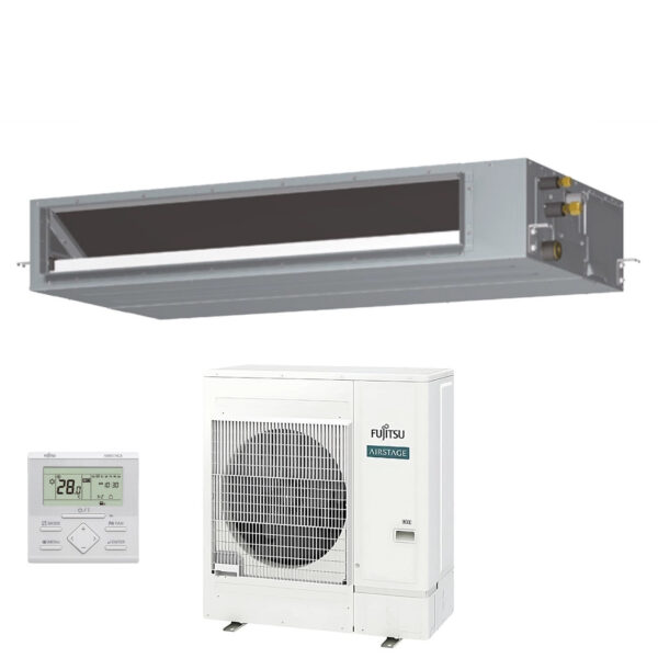 Fujitsu ARXH36KMTAP Canaliseerbare airconditioner 36000 Btu (driefase, R-32)