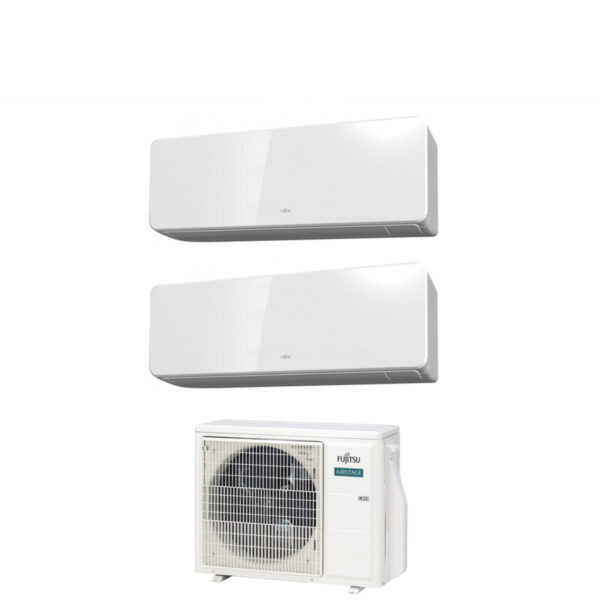 Fujitsu KG Dual split airconditioner 12+12 — 5,0 kW koelen / 5,6 kW verwarmen