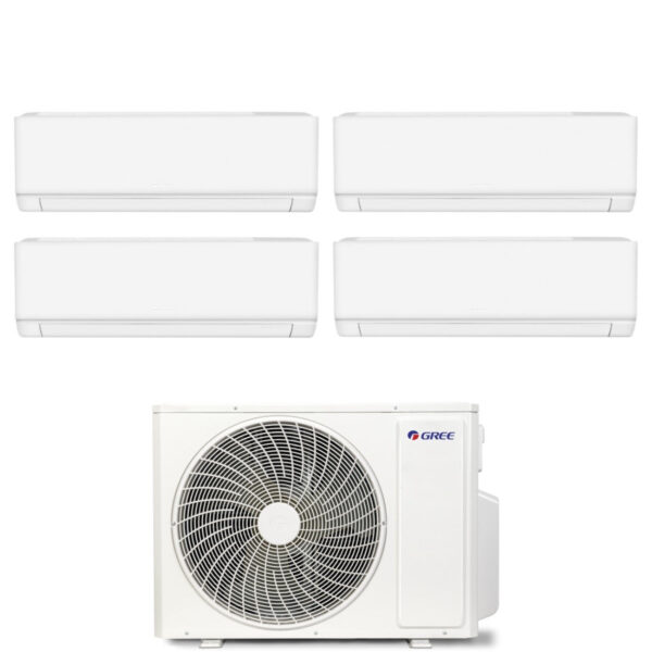 Gree Cosmo quad-split airconditioner 9+9+9+12 R-32 Wi‑Fi