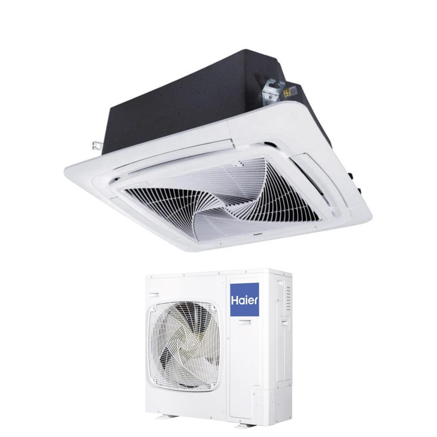 immagine-1-haier-climatizzatore-condizionatore-haier-cassetta-90x90-round-flow-42000-btu-abh125k1erg-monofase-r-32-wi-fi-optional-con-pannello-no-sensor-incluso-comando-a-filo-haier-y