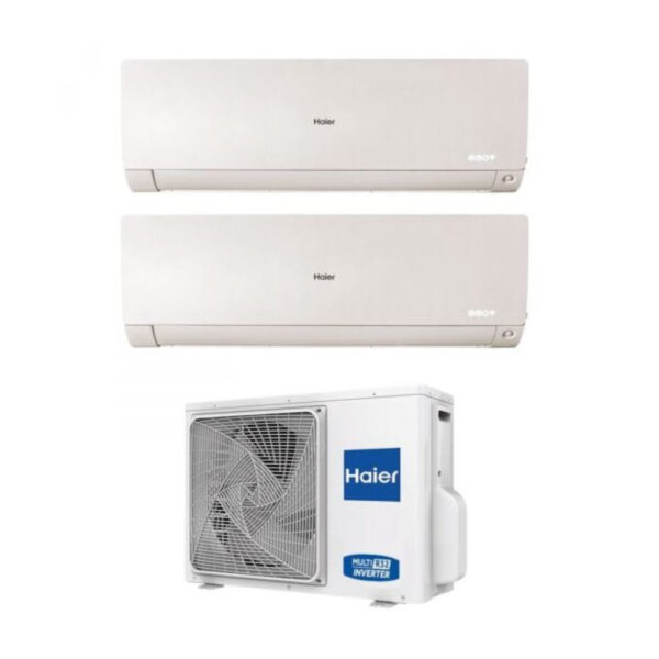 Haier Flexis Plus Dual-split Airconditioner 9+12 (2U40S2SM1FA) R-32 Wi‑Fi