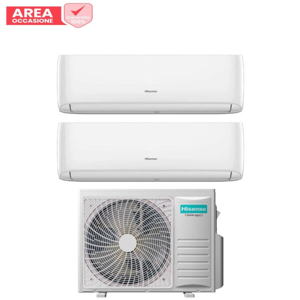 Hisense Hi-Comfort dual-split airconditioner 12+12 (3AMW72U4RJC, R-32, Wi‑Fi)