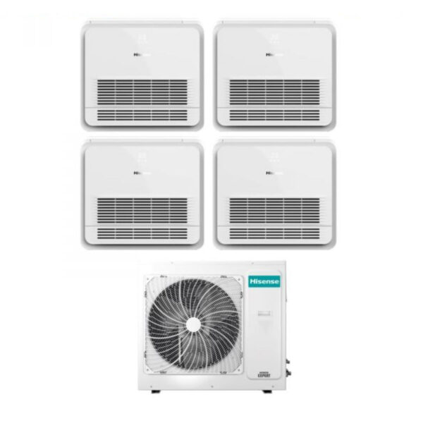 Hisense 4AMW81U4RAA quad-split console airconditioner 9000+9000+12000+12000 BTU