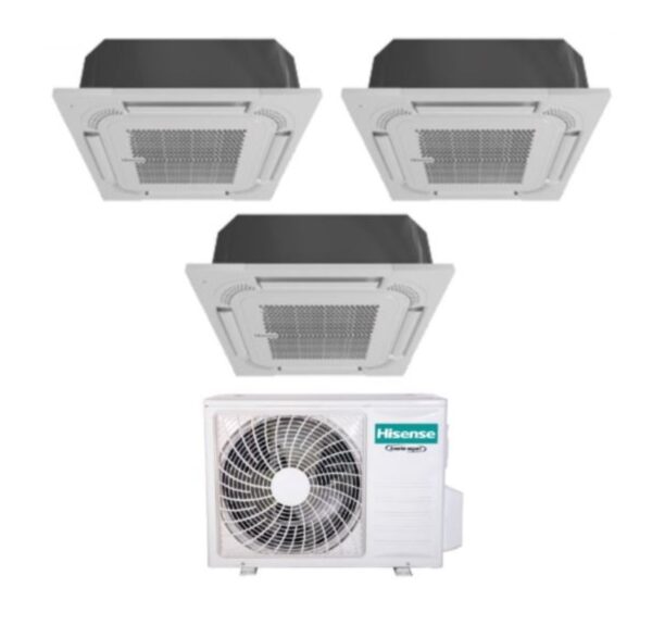 Hisense 3AMW72U4RFA cassette airconditioner triple-split 3x 9000 BTU