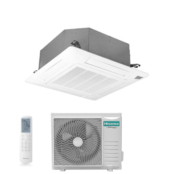 Hisense AUC105UR4RKC8/AUW105U4RW8 cassette-airconditioner 36000 BTU