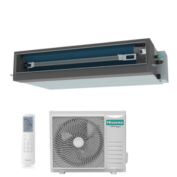 Hisense AUD105UX4REH8 + AUW105U4RW8 kanaalmodel airconditioner 36000 BTU