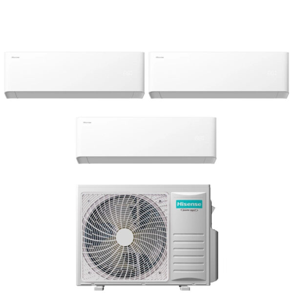 Hisense UNI HB tri-split airconditioner 9+9+12 (4AMW81U4RJC) R-32 Wi‑Fi