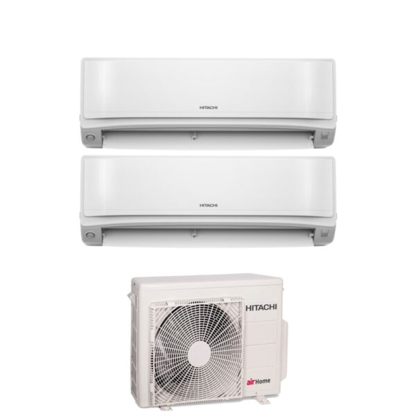 Hitachi AirHome 600 dual-split airconditioner 9+9 met ingebouwde Wi‑Fi